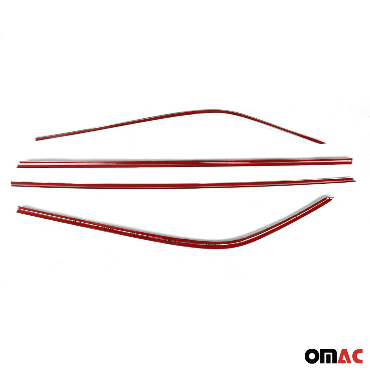 Toyota C-HR Window Trim - Omac - S.Steel - Gloss Silver - 2018-2022